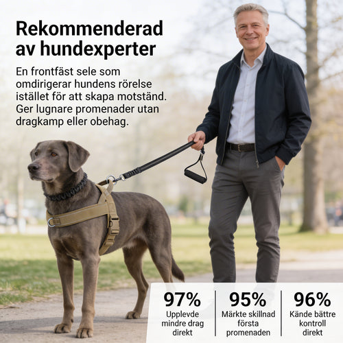 PullGuard AntiDrag Sele - Kontroll utan att skada halsen